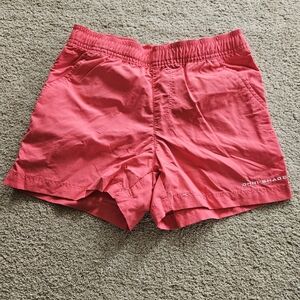Columbia girl's omni-shade pink shorts, Size 7/8